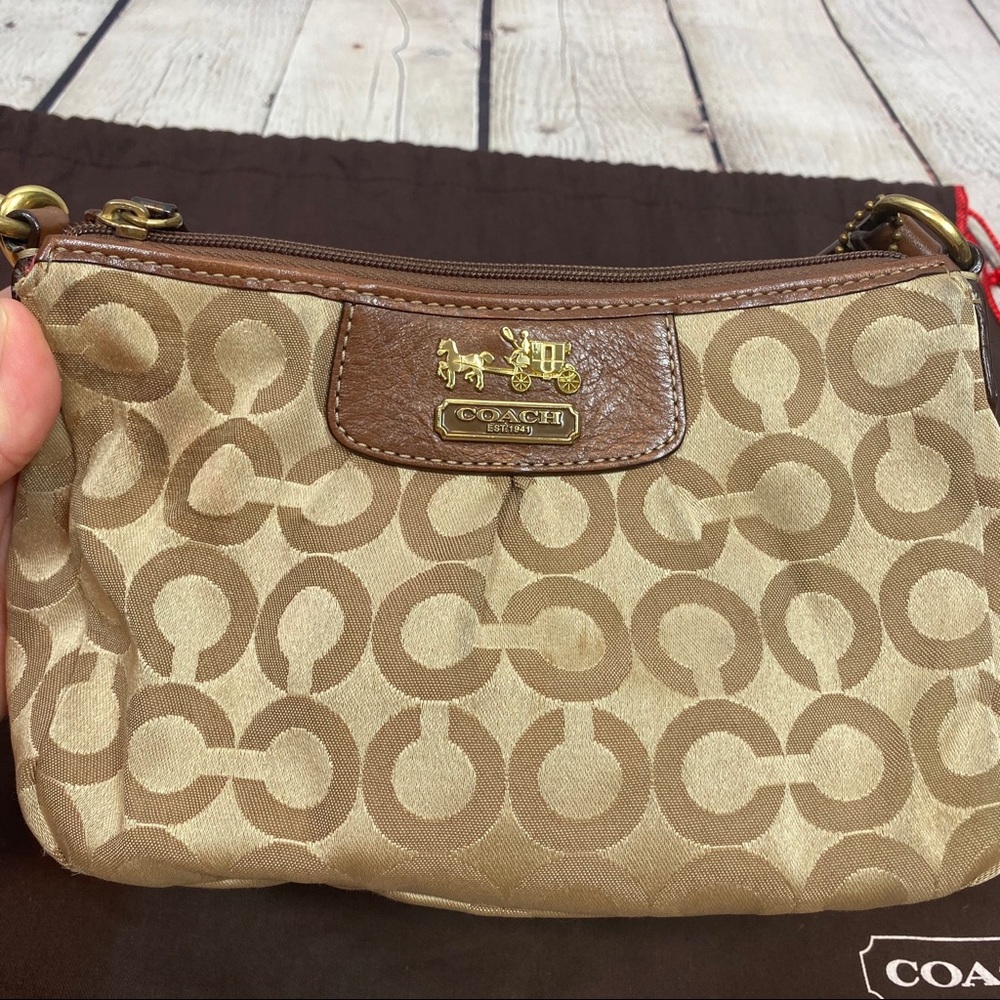 COACH Madison Op Art Signature Bag and Wallet - Picture 5 of 8